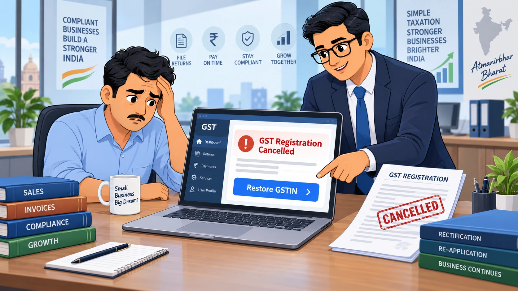gst registration canceled